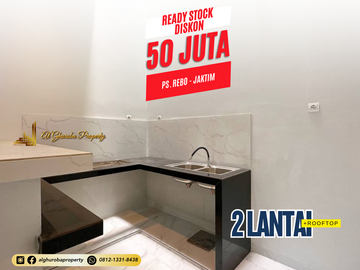 RUMAH MEWAH SIAP HUNI 2 LANTAI PLUS ROOFTOP LUAS CIJANTUNG KALISARI 1 MILYAR-AN FULL BATA MERAH