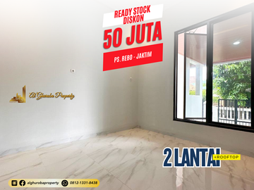 RUMAH MEWAH SIAP HUNI 2 LANTAI PLUS ROOFTOP LUAS CIJANTUNG KALISARI 1 MILYAR-AN FULL BATA MERAH