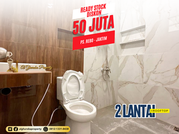 RUMAH MEWAH SIAP HUNI 2 LANTAI PLUS ROOFTOP LUAS CIJANTUNG KALISARI 1 MILYAR-AN FULL BATA MERAH