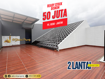 RUMAH MEWAH SIAP HUNI 2 LANTAI PLUS ROOFTOP LUAS CIJANTUNG KALISARI 1 MILYAR-AN FULL BATA MERAH