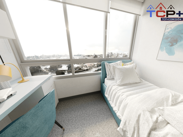 Departamento Quinta Normal Planta  2D1B 44 m2 valor 2258 uf compra sin pagar pie aplica   bono pie del 5% y 10%