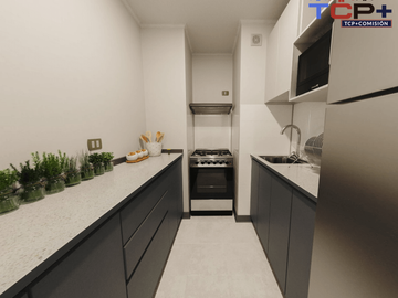 Departamento Quinta Normal Planta  2D1B 44 m2 valor 2258 uf compra sin pagar pie aplica   bono pie del 5% y 10%