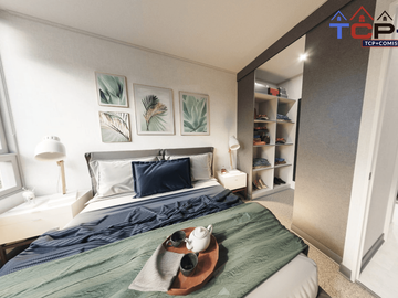 Departamento en Independencia Planta 3d1b 47 m2 valor 2332 uf compra con bono pie del 5% y 10%