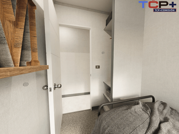 Departamento en Independencia Planta 3d1b 47 m2 valor 2332 uf compra con bono pie del 5% y 10%