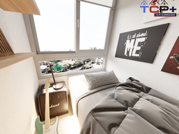 Departamento en Independencia Planta 3d1b 47 m2 valor 2332 uf compra con bono pie del 5% y 10%