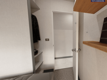 Departamento en Independencia Planta 3d1b 47 m2 valor 2332 uf compra con bono pie del 5% y 10%
