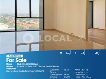 Apartemen Izzara North Tower Lt.23 Cilandak, Jakarta Selatan