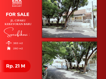 Rumah Tua Dijual di Cipaku, Kebayoran Baru, Jaksel