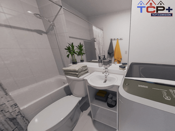Departamento nuevo  Renca 2d2b 44 m2 valor  2255 uf compra con beneficio bono pie del 5% y 10% bono pie no se paga