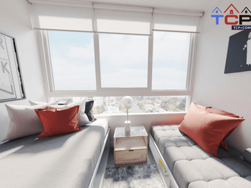 Departamento nuevo  Renca 2d2b 44 m2 valor  2255 uf compra con beneficio bono pie del 5% y 10% bono pie no se paga