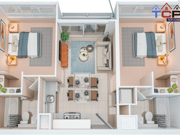 Departamento nuevo  Renca 2d2b Mariposa 45 m2 valor  2360 uf compra con beneficio bono pie del 5% y 10% bono pie no se paga