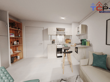 Departamento nuevo  Renca 3d2b 48 m2 valor  2396 uf compra con beneficio bono pie del 5% y 10% bono pie no se paga