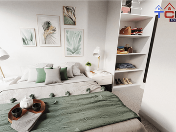 Departamento nuevo  Renca 3d2b 48 m2 valor  2396 uf compra con beneficio bono pie del 5% y 10% bono pie no se paga