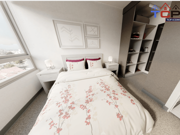 Departamento nuevo en Renca 2d1b 44 m2 valor 2198 uf compra con bono pie del 5% y 10% préstamo del 5% y 10%