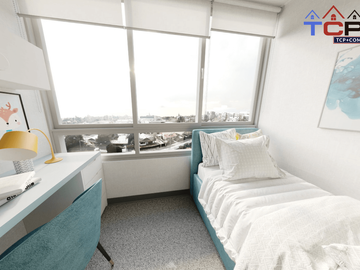 Departamento nuevo en Renca 2d1b 44 m2 valor 2198 uf compra con bono pie del 5% y 10% préstamo del 5% y 10%