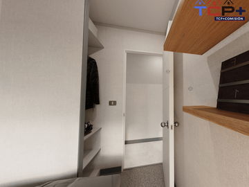 Departamento nuevo en Renca 3d1b 48 m2 valor 2235 uf compra con bono pie del 5% y 10% préstamo del 5% y 10%