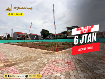 JUAL KAVLING PERUMAHAN MURAH SIAP BANGUN JAKARTA TIMUR AKSES TOL & ST. LRT