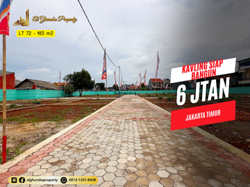 JUAL KAVLING PERUMAHAN MURAH SIAP BANGUN JAKARTA TIMUR AKSES TOL & ST. LRT