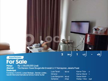 Apartemen The Mansion Tower Bougenville Emerald Lt.17 Kemayoran, Jakarta Pusat