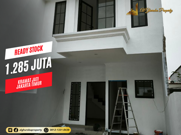 DIJUAL RUMAH BARU 2 LANTAI DI KRAMATJATI AKSES TOL & ST. LRT TMII JAKARTA TIMUR 1 MILYAR-AN