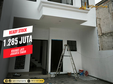 DIJUAL RUMAH BARU 2 LANTAI DI KRAMATJATI AKSES TOL & ST. LRT TMII JAKARTA TIMUR 1 MILYAR-AN