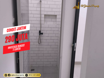 INVESTASI RUKOST/KONTRAKAN MURAH RUMAH 2 LANTAI 290 JUTA CONDET JAKARTA TIMUR