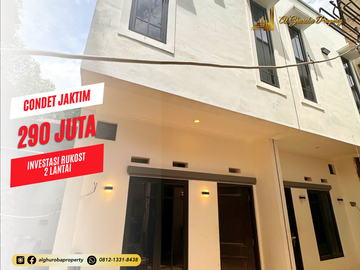INVESTASI RUKOST/KONTRAKAN MURAH RUMAH 2 LANTAI 290 JUTA CONDET JAKARTA TIMUR