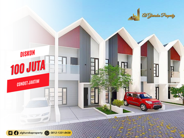 RUMAH 2 LANTAI PINGGIR JALAN RAYA CONDET MURAH 1 MILYAR-AN TIDAK BANJIR