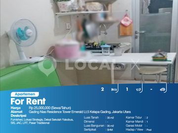 Apartemen Gading Nias Residence Tower Emerald Lt.5 Kelapa Gading, Jakarta Utara