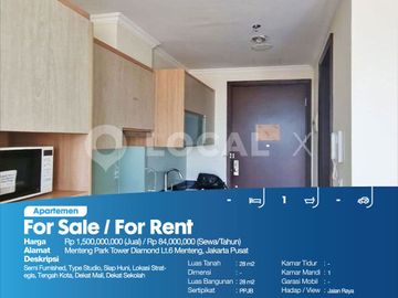 Apartemen Menteng Park Tower Diamond Lt.6 Menteng, Jakarta Pusat
