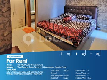 Apartemen The Mansion Tower Gloria Lt.19 Kemayoran, Jakarta Pusat