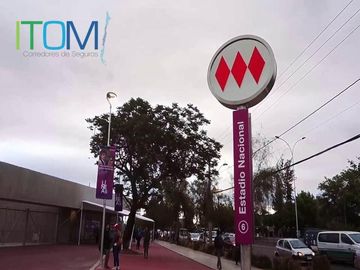Se Vende Departamento en Ñuñoa, 2 Dormitorios 2 Baños Estacionamiento  Bodega