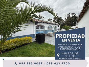 CASA EN VENTA MAS DEPARTAMENTO, VALLE DE LOS CHILLOS
