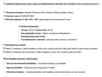 GRAN OPORTUNIDAD! CASA DÚPLEX EN VENTA – JARDINES VALLARTA, ZAPOPAN