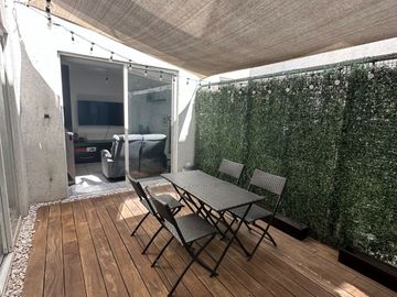 Departamento en venta en portales con terraza de 13m2