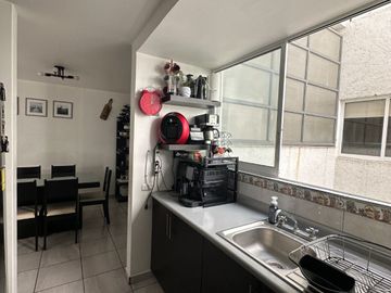 Departamento en venta en portales con terraza de 13m2
