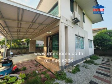 2-storey detached house, 53.5 sq.w., Golden Village Village, Bangna-Kingkaew, Soi Kingkaew 6, On Nut Road, Bangna-Trad Road, Bang Phli, Samut Prakan