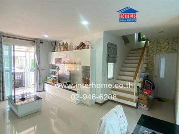 2-storey detached house, 53.5 sq.w., Golden Village Village, Bangna-Kingkaew, Soi Kingkaew 6, On Nut Road, Bangna-Trad Road, Bang Phli, Samut Prakan