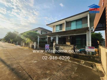 2-storey detached house, 53.5 sq.w., Golden Village Village, Bangna-Kingkaew, Soi Kingkaew 6, On Nut Road, Bangna-Trad Road, Bang Phli, Samut Prakan