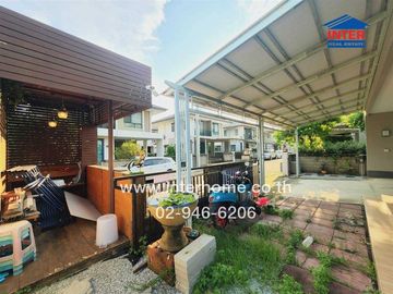 2-storey detached house, 53.5 sq.w., Golden Village Village, Bangna-Kingkaew, Soi Kingkaew 6, On Nut Road, Bangna-Trad Road, Bang Phli, Samut Prakan