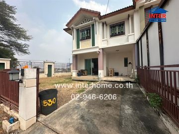 2-storey townhouse, 42.6 sq.w., Pruksa Ville Village, Pracha Uthit-Suk Sawat 78, Soi Suk Sawat 78 (Soi Choi Peng), Suk Sawat Road, Mueang Samut Prakan