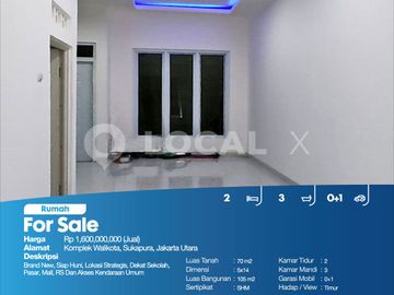 Rumah Komplek Walikota, Sukapura, Jakarta Utara