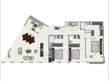 1201 Excelente Inversión: República de El Salvador Departamento 3 Dormitorios 128 m + 5,72m Balcón De Venta. A Estrenar!