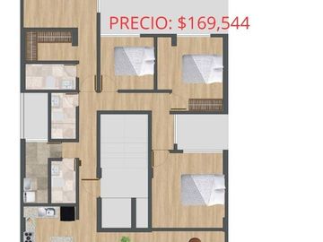Departamento en venta en Jose Luis Bustamante y Rivero