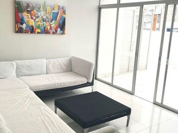 Alquilo flat amoblado y equipado de 98m2 y 2 dormitorios en Magdalena