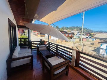venta de propiedad comercial hostal los ruiles, Pelluhue
