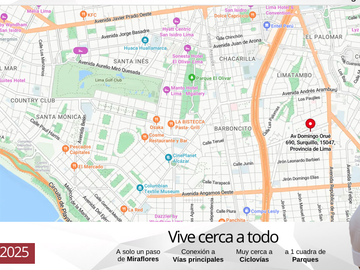 Venta Dptos de Estreno en Surquillo