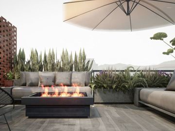 Departamento con terraza privada, en venta, Cuauhtémoc, CDMX