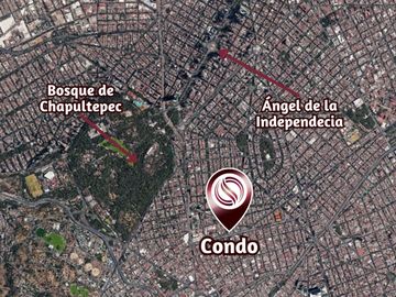 Departamento con terraza privada, en venta, Cuauhtémoc, CDMX