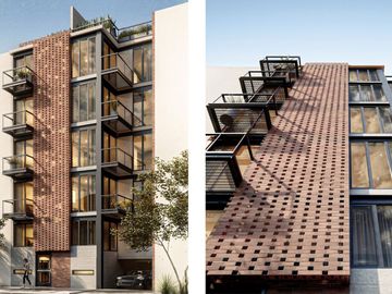 Departamento con roof garden común, en venta, Cuauhtémoc, CDMX